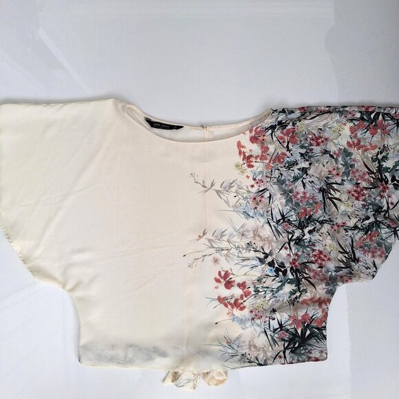 Zara Flowy Floral Top - Picture 5 of 9